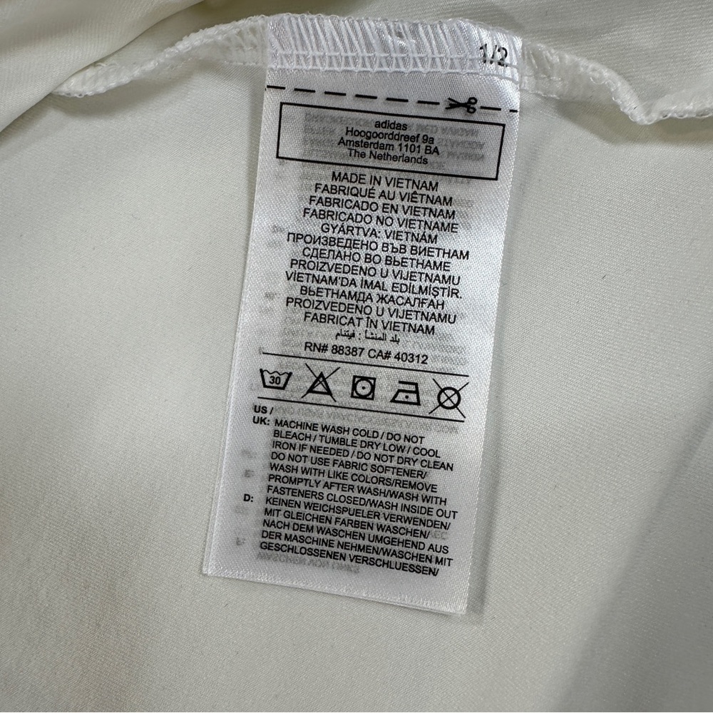Adidas Women's 365 Herringbone White and Navy Golf Tank Top - Picture 3 of 5